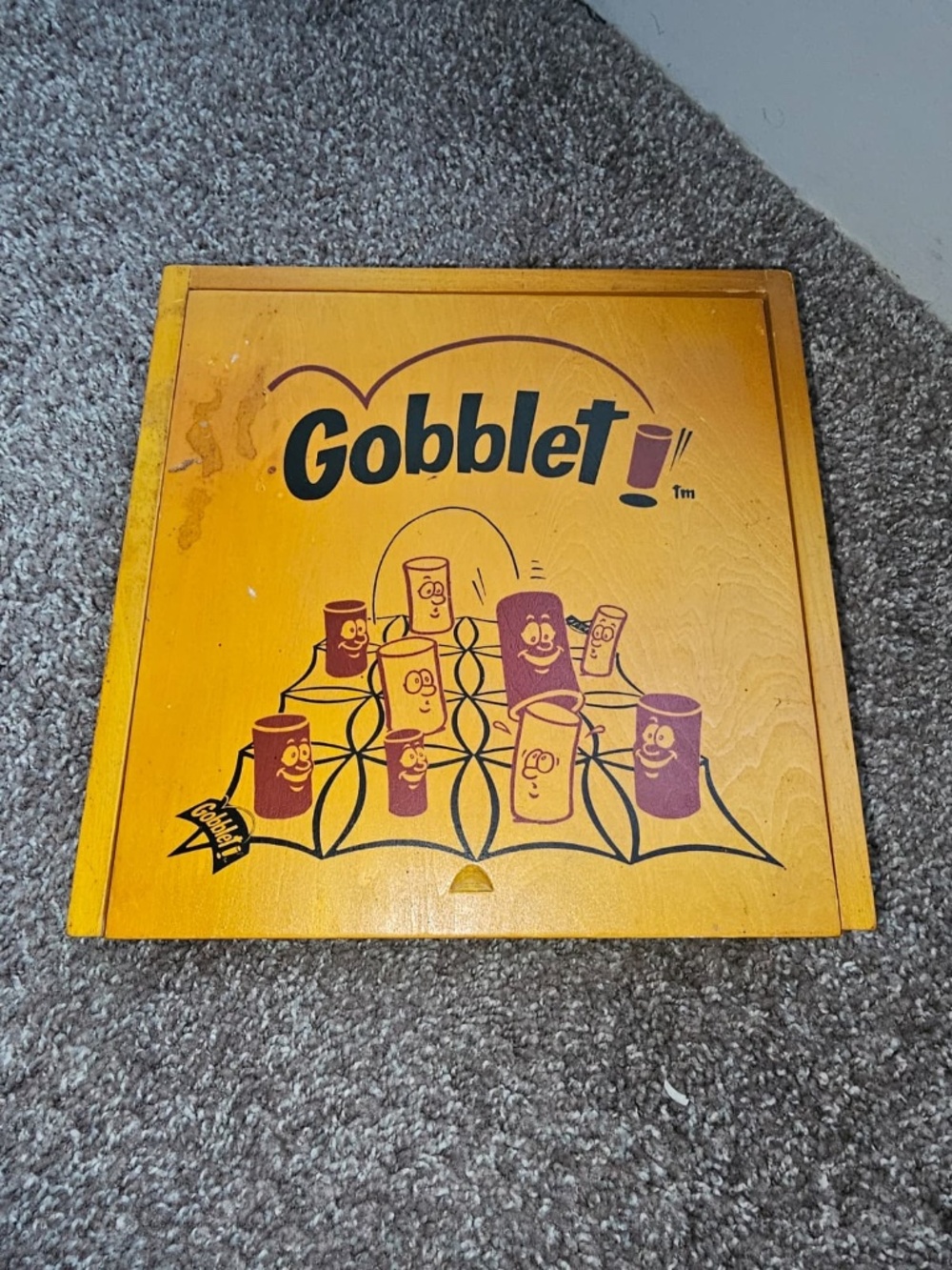 Gobblet Wooden Strategy Board Game – Complete Vintage Set